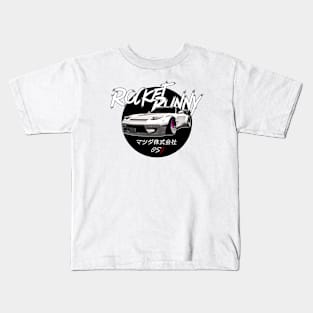 JDM RX-7 [FD] White Black Sun Edition Kids T-Shirt